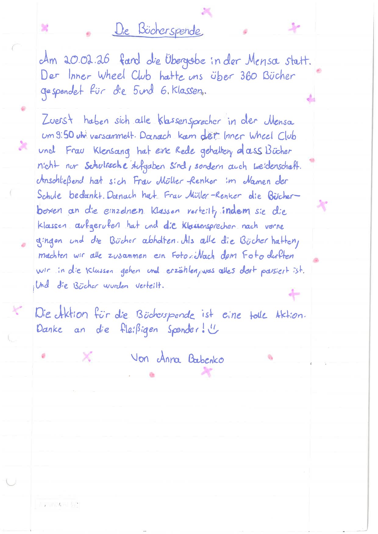 Artikel zur Bücherspende-1